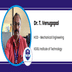 KGiSL Institute of Technology, HOD - Mechanical Engineering: Dr. T. Venugopal Interview